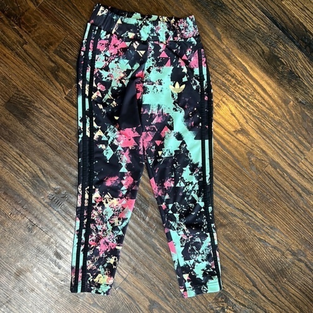 Adidas Multi Color Crop legging -XS